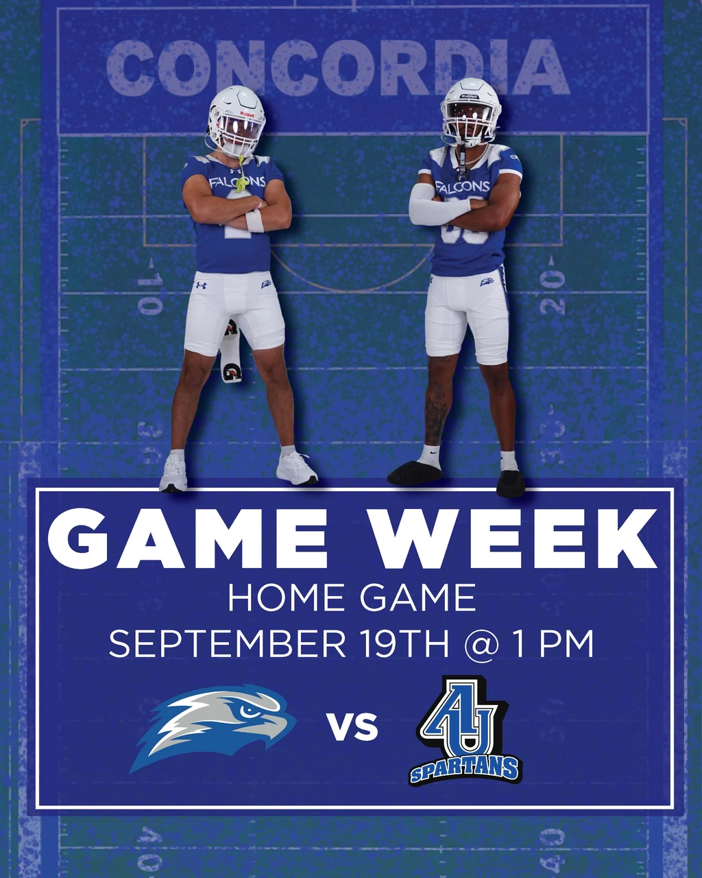 CUW Football Game Week graphic